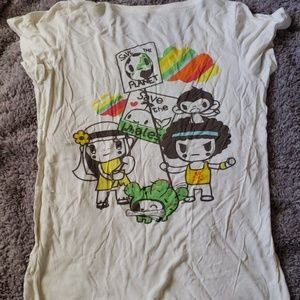 Preloved green is groovy tokidoki tshirt